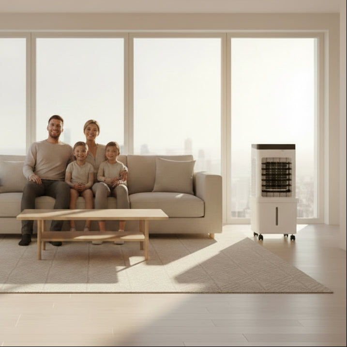3-in-1 Air Cooler Fan Humidifier – Home Office, Indoor Comfort