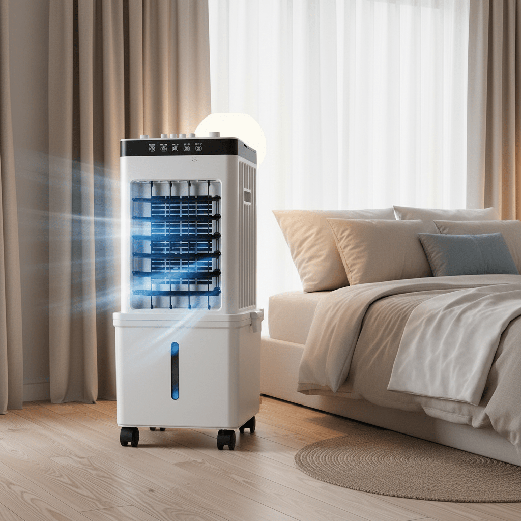 3-in-1 Air Cooler Fan Humidifier – Home Office, Indoor Comfort