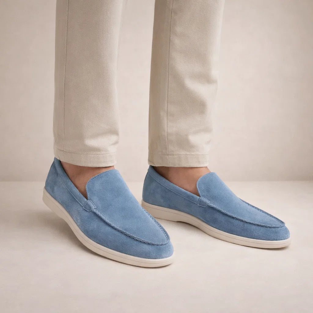 Casual Loafers van Leer Heren Regular Fit – Casual, Comfort