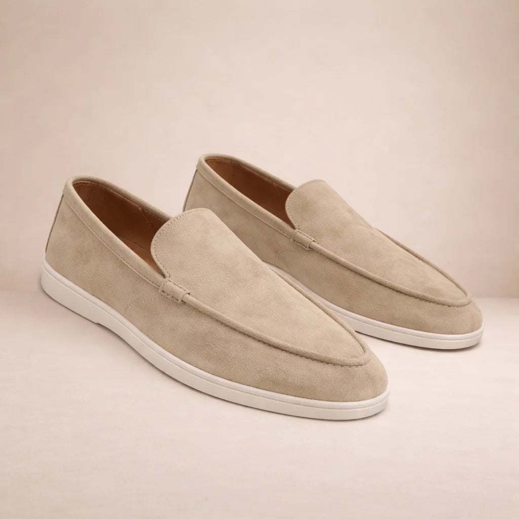 Casual Loafers van Leer Heren Regular Fit – Casual, Comfort