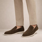 Casual Loafers van Leer Heren Regular Fit – Casual, Comfort