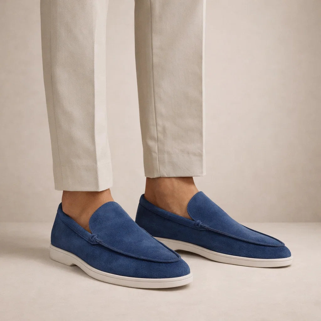 Casual Loafers van Leer Heren Regular Fit – Casual, Comfort