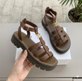 Chunky Woven Sandalen Dames – Zomer, Casual