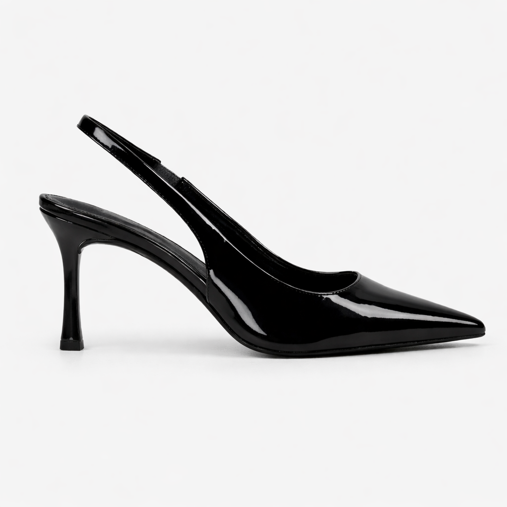 Elegante Schwarze Slingback Heels für Damen – Büro, Abendveranstaltung