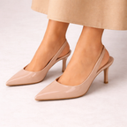 Elegante Schwarze Slingback Heels für Damen – Büro, Abendveranstaltung