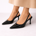 Elegante Schwarze Slingback Heels für Damen – Büro, Abendveranstaltung