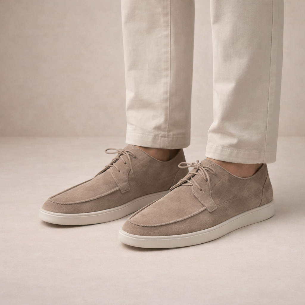 Loafers Suede Heren Regular Fit – Casual, Office