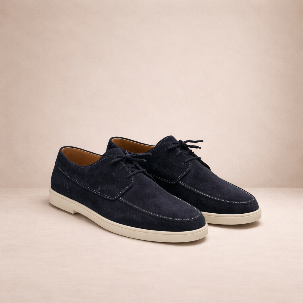 Loafers Suede Heren Regular Fit – Casual, Office