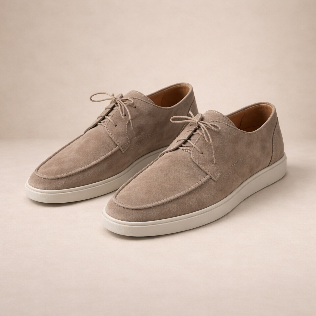 Loafers Suede Heren Regular Fit – Casual, Office