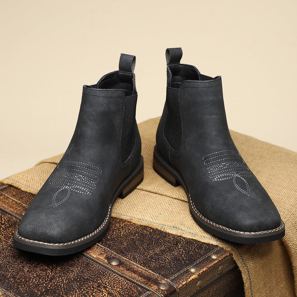 Leather Ankle Boot for Men - Timeless Design for Casual and Formal Wear