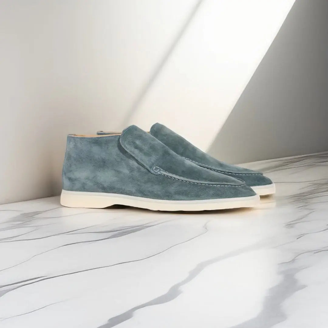 Comfortabele Loafers Voor Heren Met Gestikt Bovenwerk – Casual, Office