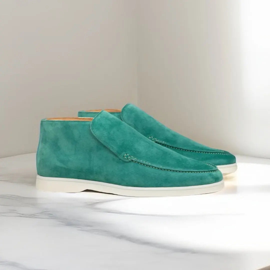 Comfortabele Loafers Voor Heren Met Gestikt Bovenwerk – Casual, Office