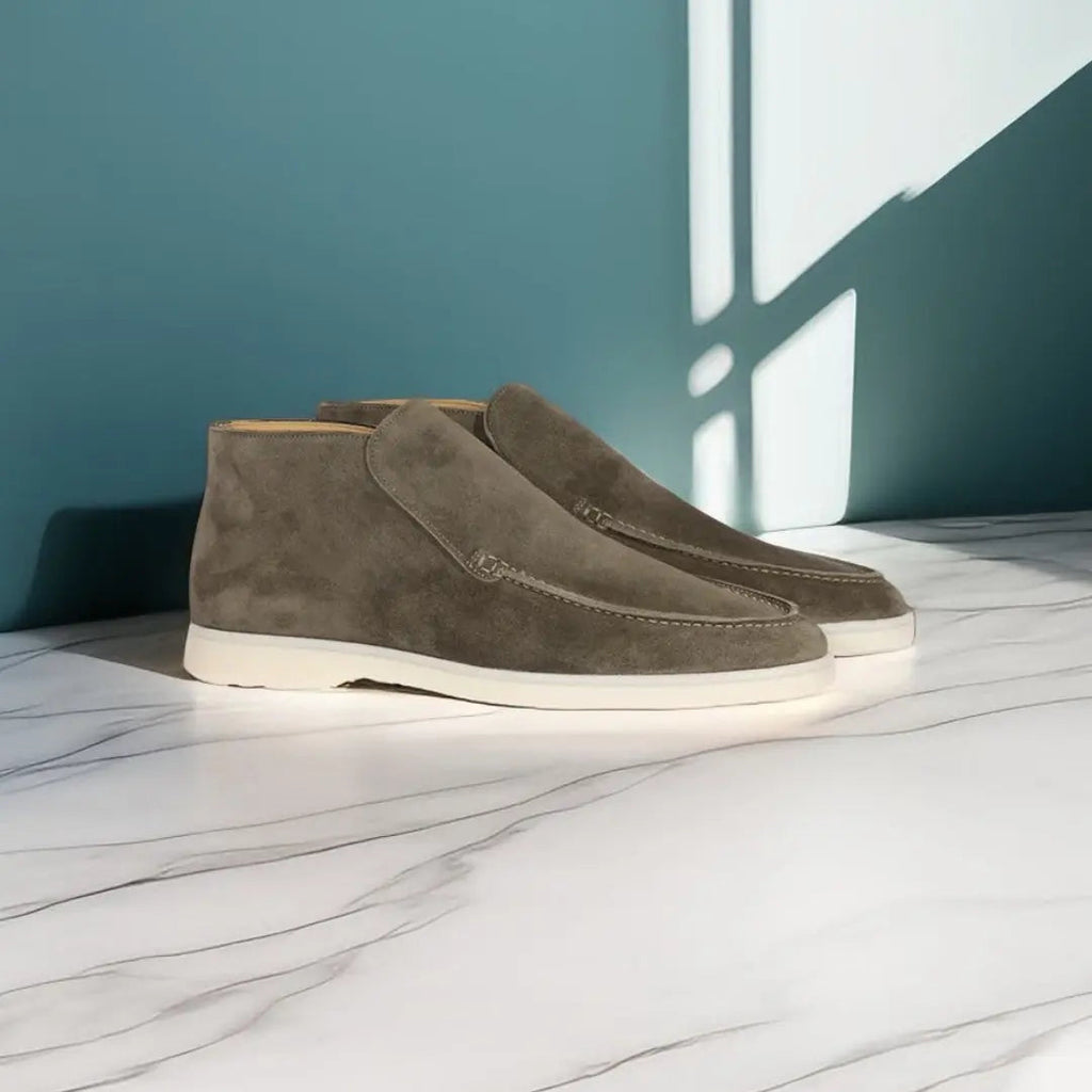 Comfortabele Loafers Voor Heren Met Gestikt Bovenwerk – Casual, Office