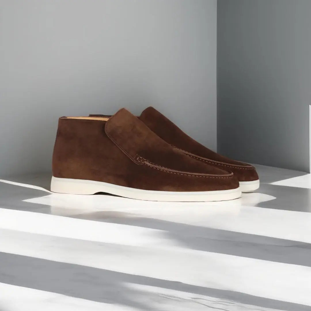Comfortabele Loafers Voor Heren Met Gestikt Bovenwerk – Casual, Office