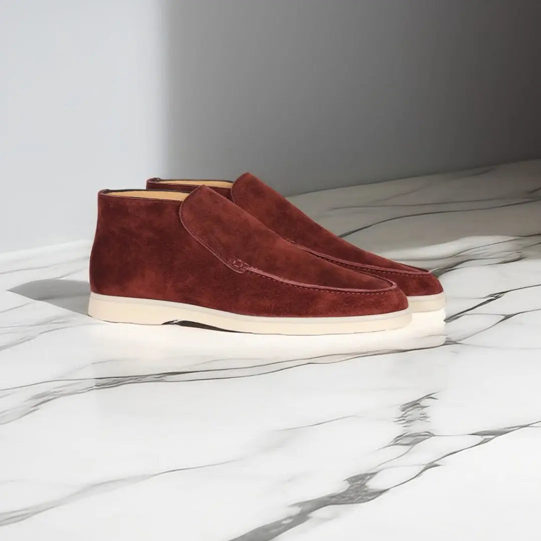 Comfortabele Loafers Voor Heren Met Gestikt Bovenwerk – Casual, Office