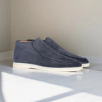 Comfortabele Loafers Voor Heren Met Gestikt Bovenwerk – Casual, Office