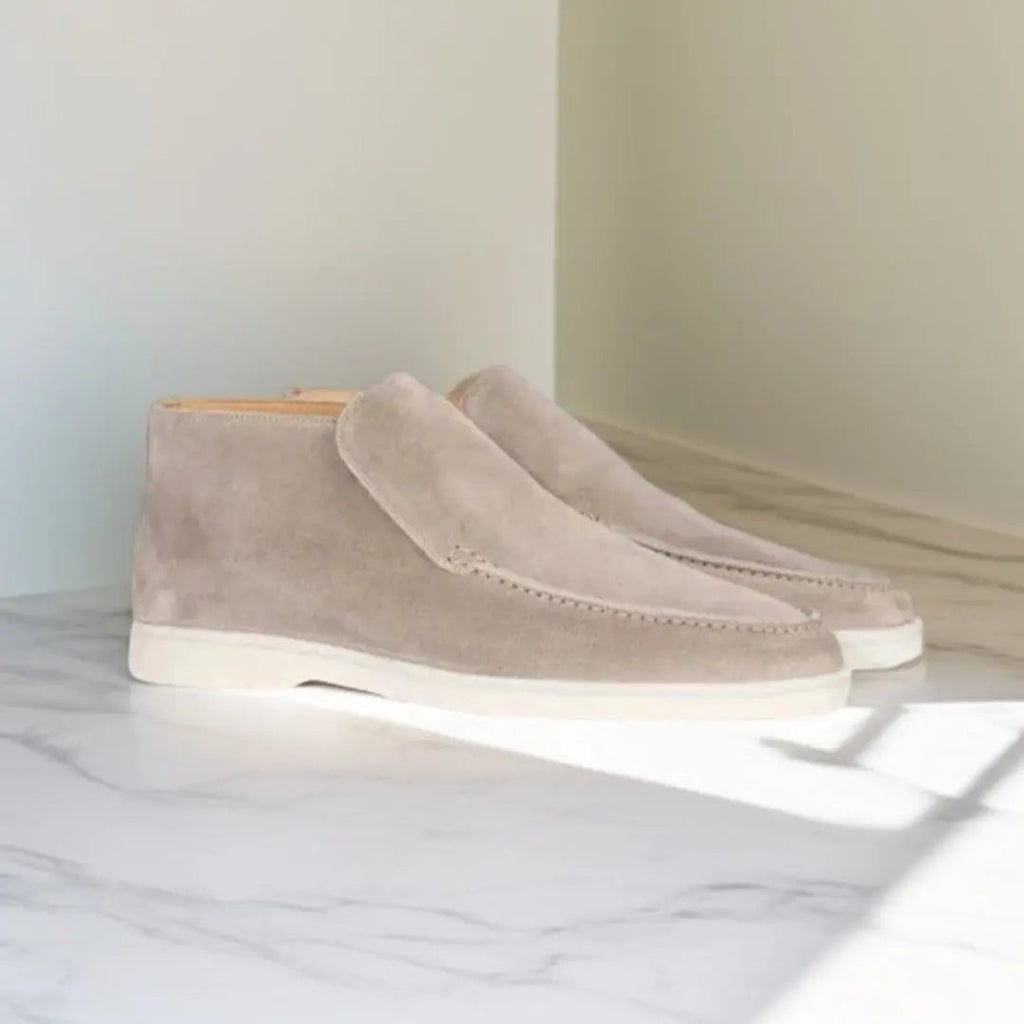 Comfortabele Loafers Voor Heren Met Gestikt Bovenwerk – Casual, Office