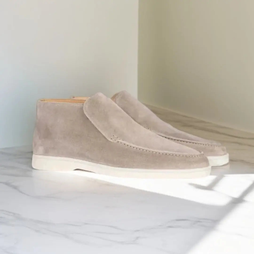 Comfortabele Loafers Voor Heren Met Gestikt Bovenwerk – Casual, Office