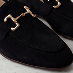 Men's Suede Horsebit Detail Loafers – Casual, Formal