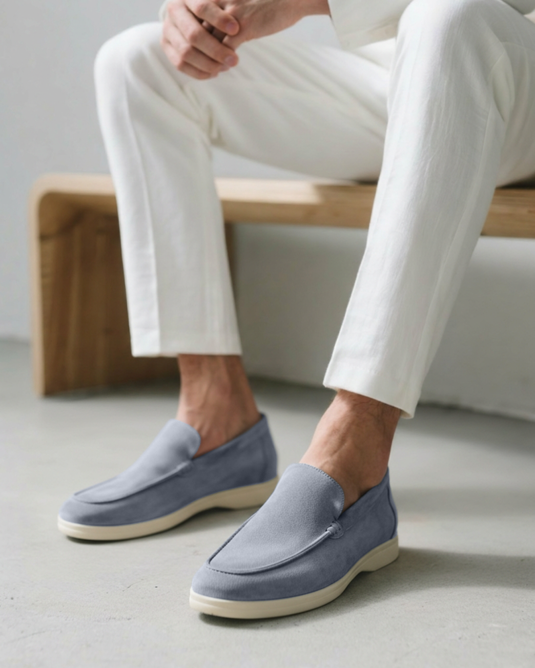 Suede Loafers Heren Casual Comfort Slip On – Office, Everyday
