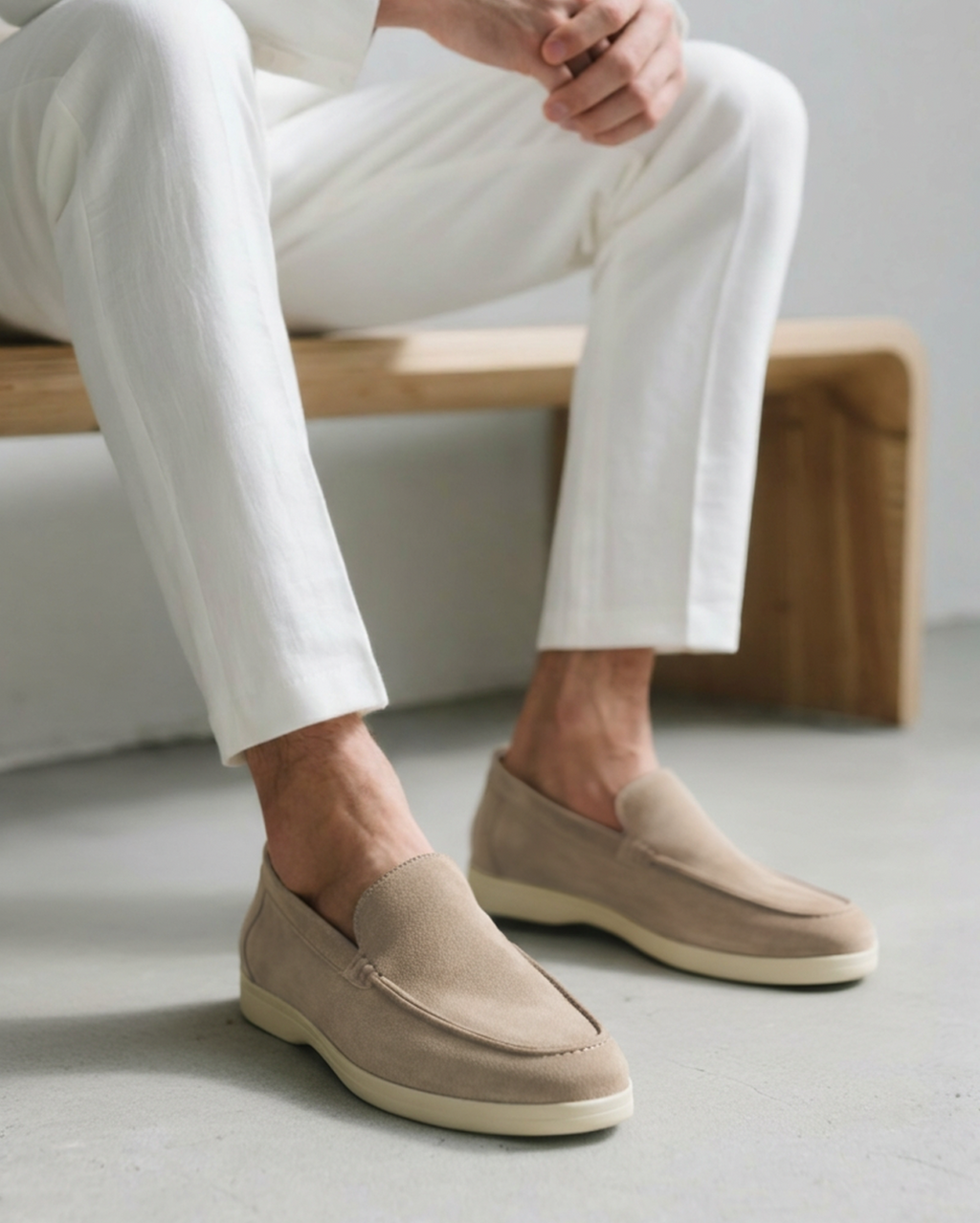 Suede Loafers Heren Casual Comfort Slip On – Office, Everyday