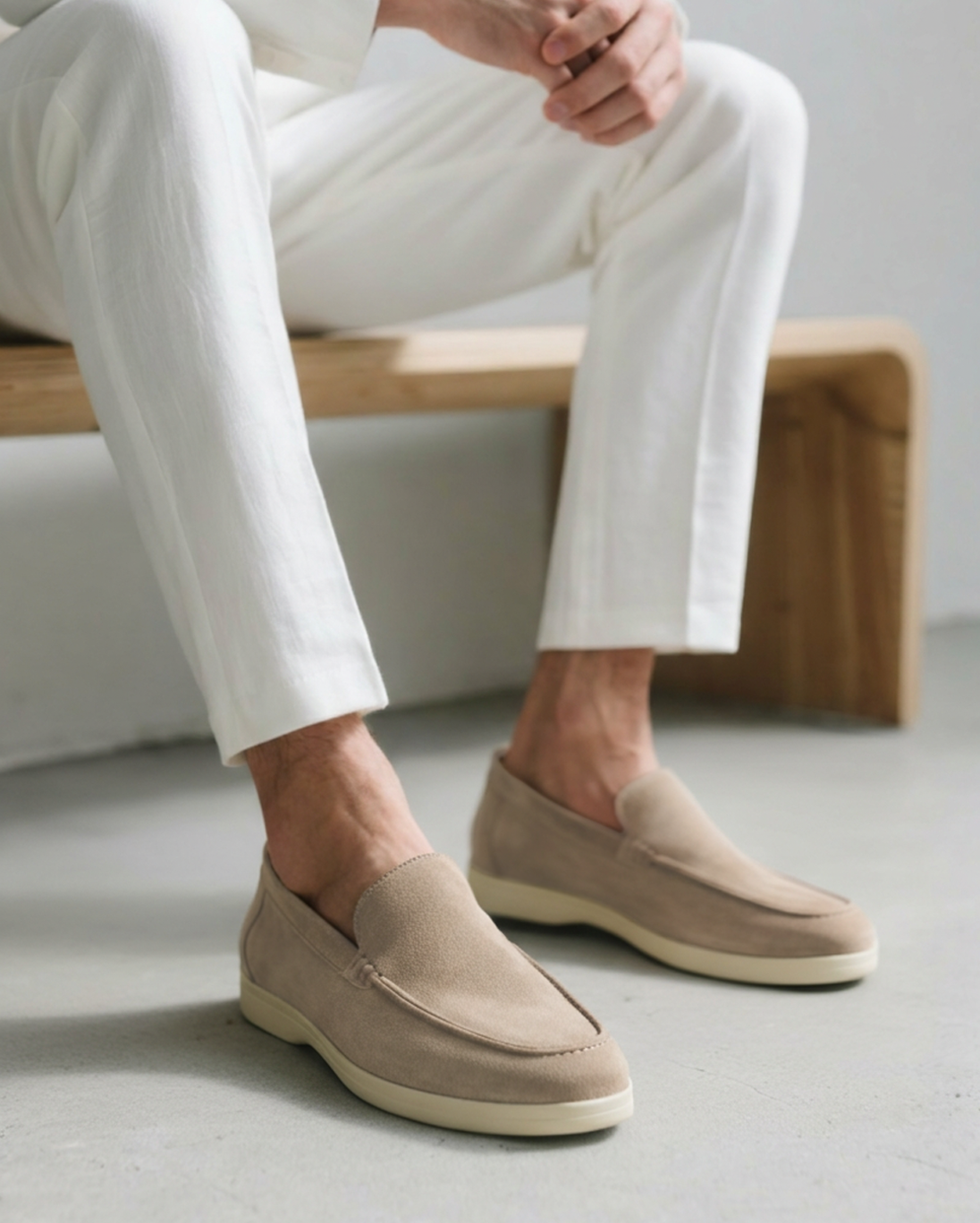Suede Loafers Heren Casual Comfort Slip On – Office, Everyday