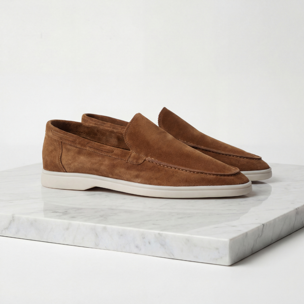 Suede Men’s Loafers - Classic, Casual, for Everyday Wear.
