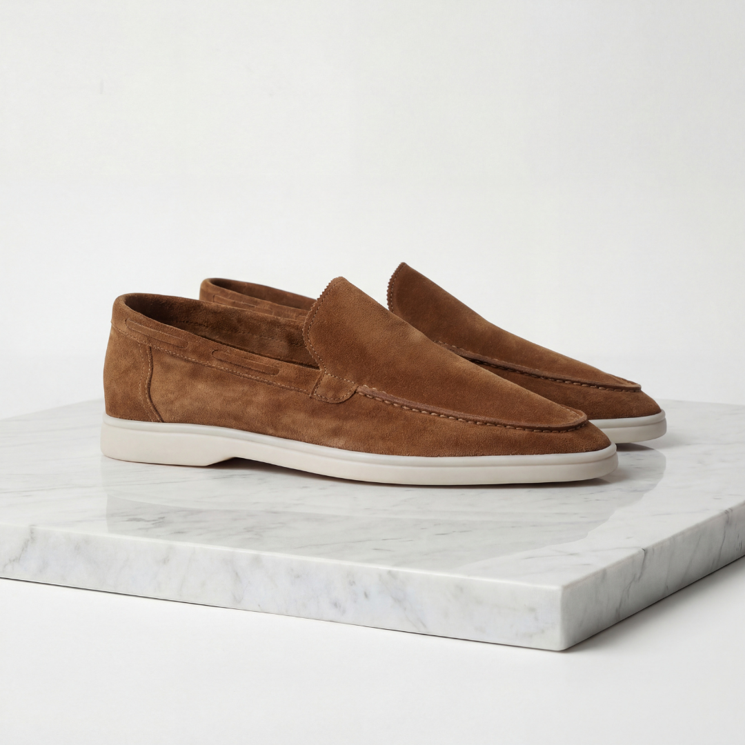 Suede Men’s Loafers - Classic, Casual, for Everyday Wear.