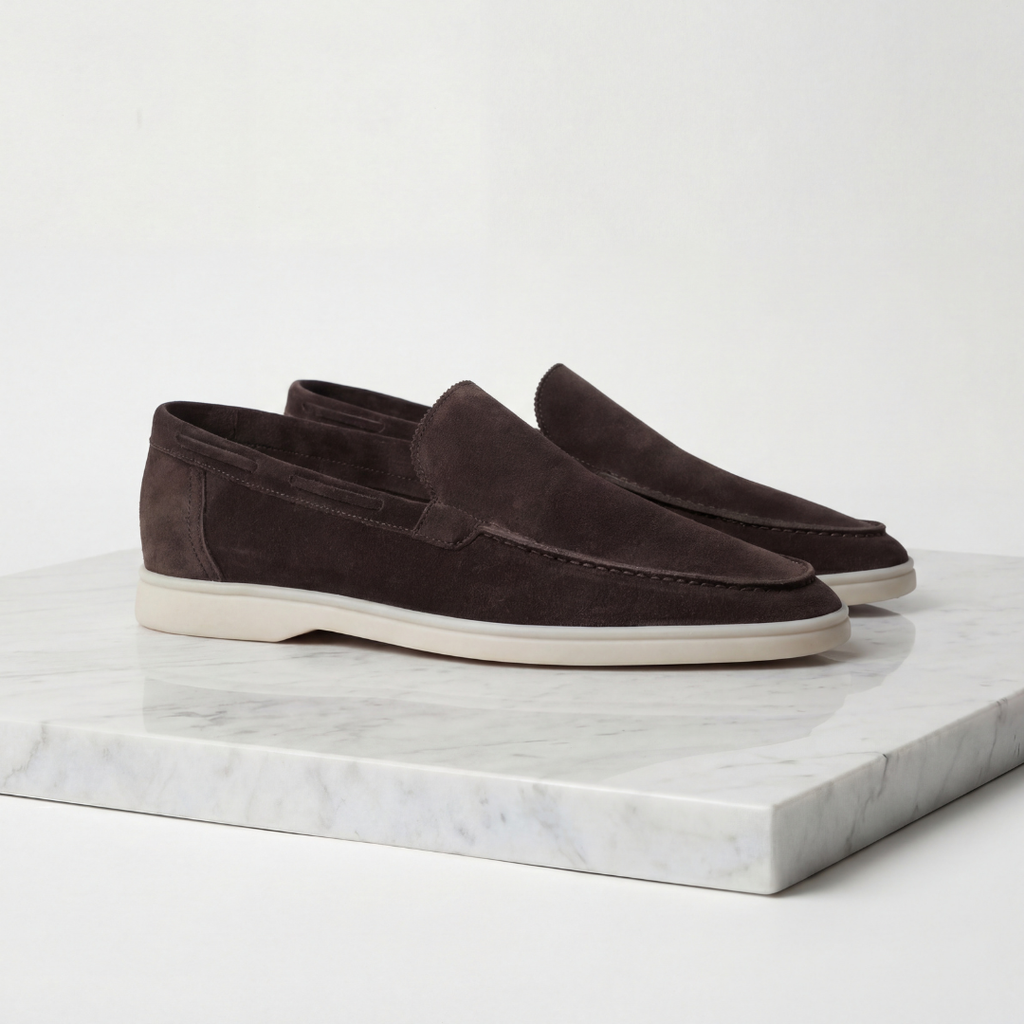 Suede Men’s Loafers - Classic, Casual, for Everyday Wear.