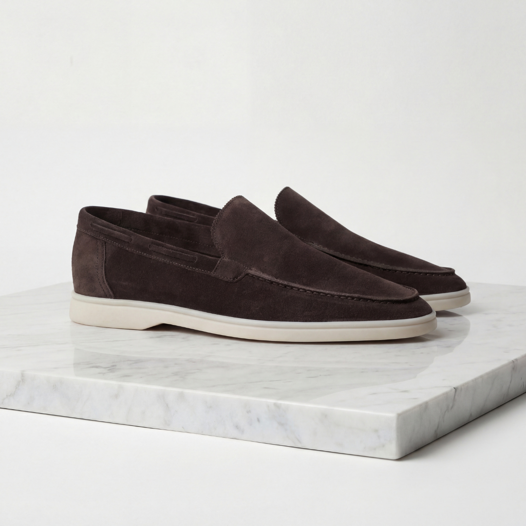 Suede Men’s Loafers - Classic, Casual, for Everyday Wear.