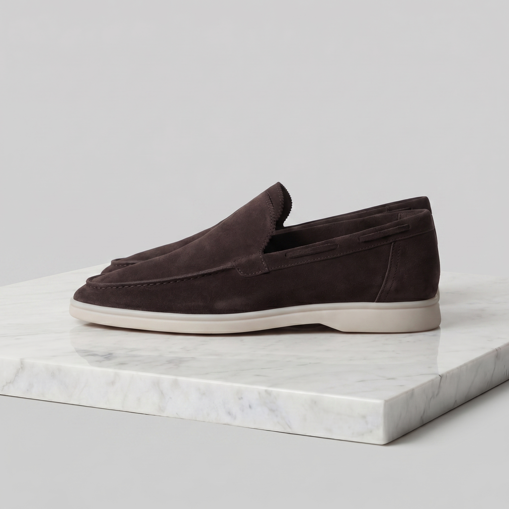 Suede Men’s Loafers - Classic, Casual, for Everyday Wear.