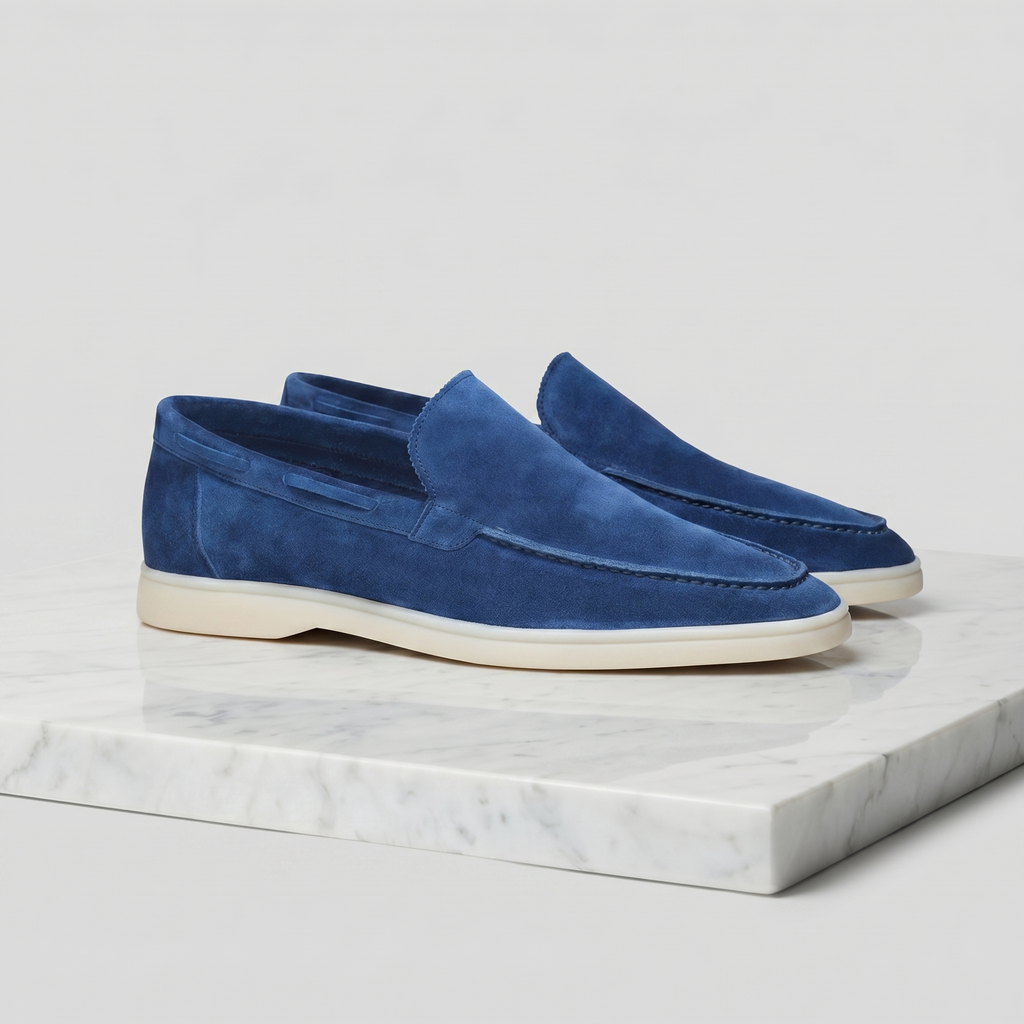 Suede Men’s Loafers - Classic, Casual, for Everyday Wear.