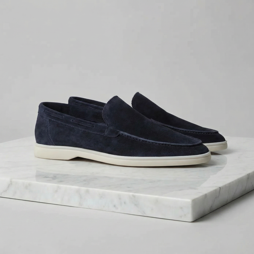 Suede Men’s Loafers - Classic, Casual, for Everyday Wear.