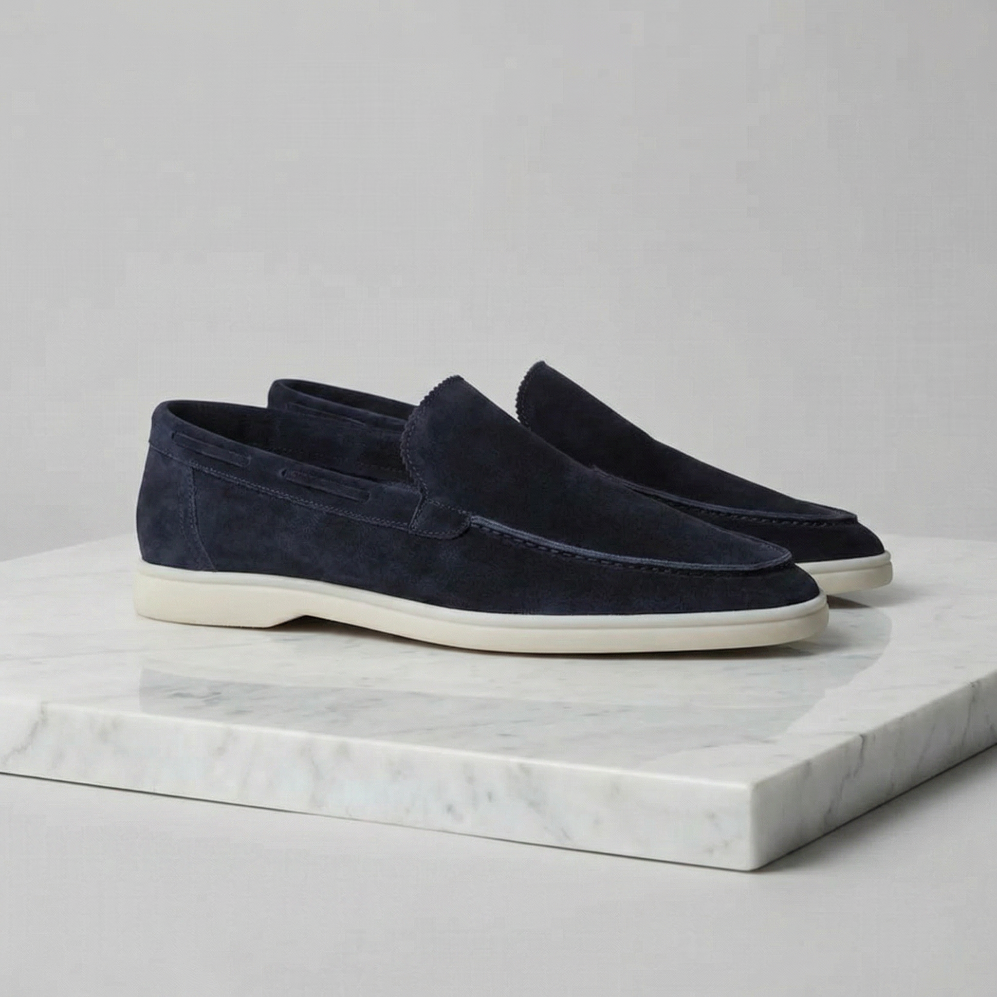 Suede Men’s Loafers - Classic, Casual, for Everyday Wear.