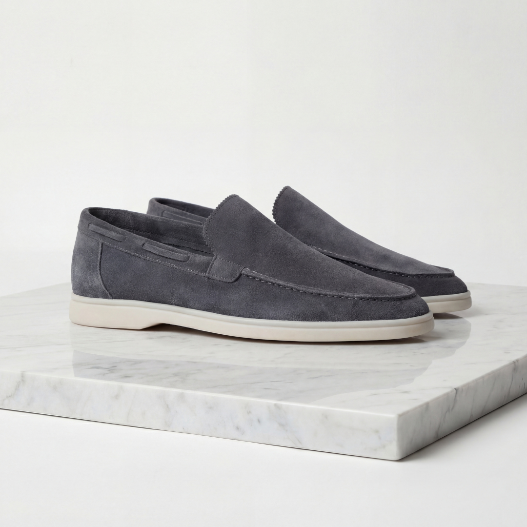 Suede Men’s Loafers - Classic, Casual, for Everyday Wear.