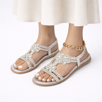 Women's Orthopedic Floral Sandals – Summer Comfort, Casual Wear