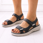 Women’s Orthopedic Platform Sandals – Adjustable Straps, Everyday Comfort, Casual Wear
