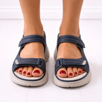 Women’s Orthopedic Platform Sandals – Adjustable Straps, Everyday Comfort, Casual Wear