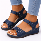 Women’s Orthopedic Walking Sandals – Wedge Heel, Comfort Fit – Casual, Outdoor