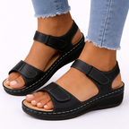 Women’s Orthopedic Walking Sandals – Wedge Heel, Comfort Fit – Casual, Outdoor