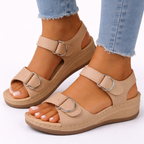 Women’s Orthopedic Walking Sandals – Wedge Heel, Comfort Fit – Casual, Outdoor