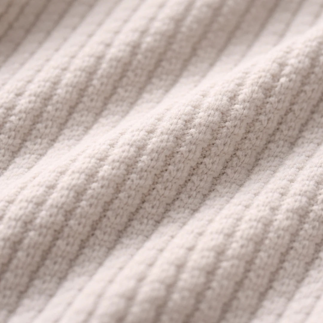 Men's Waffle Knit Short Sleeve Shirt - Casual Comfort for Everyday Wear