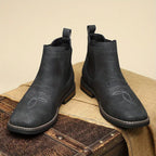 Leather Ankle Boot for Men - Timeless Design for Casual and Formal Wear