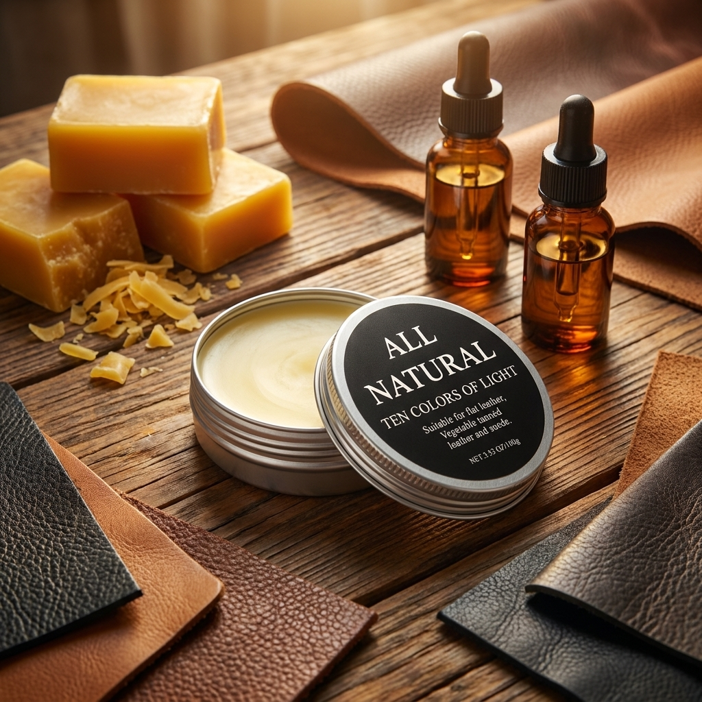 All Natural Leather Balm – Restores, Protects & Nourishes Leather