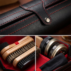 Premium Leather Shoe Care Kit – Luxury Cleaning & Polishing Travel Set