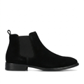 Black Suede Men's Chelsea Boots UK – Smart Casual Office Wear Evening