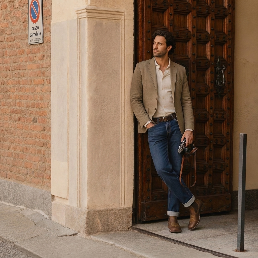 Leather Ankle Boots for Men – Classic Handmade Style for Casual and Business Outfits