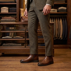 Brown Leather Men's Ironwood Boot UK – Durable Footwear for Smart Casual & Evening Wear