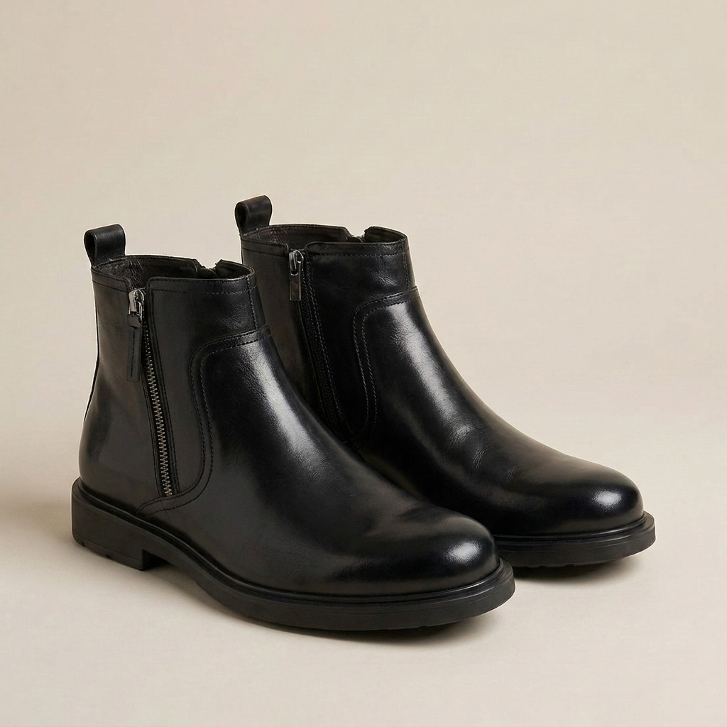 Brown Leather Men's Ironwood Boot UK – Durable Footwear for Smart Casual & Evening Wear
