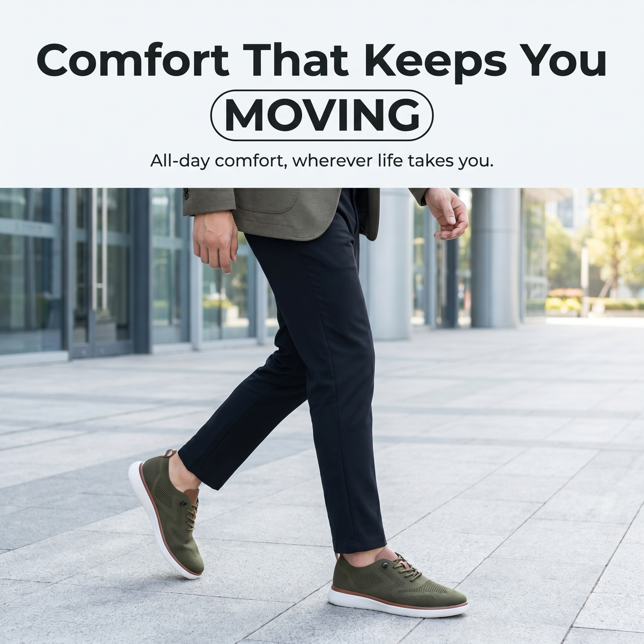 Like walking on a cushion, all day long